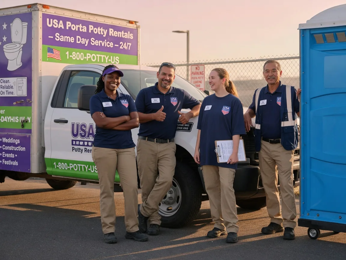 Porta Potty Rental company in Maxwell, CA